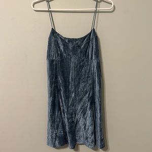 wild fable | Dresses | Target Blue Velvet Dress Size Small Never Worn |  Poshmark